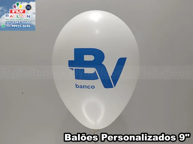 Balões customizados para Banco BV