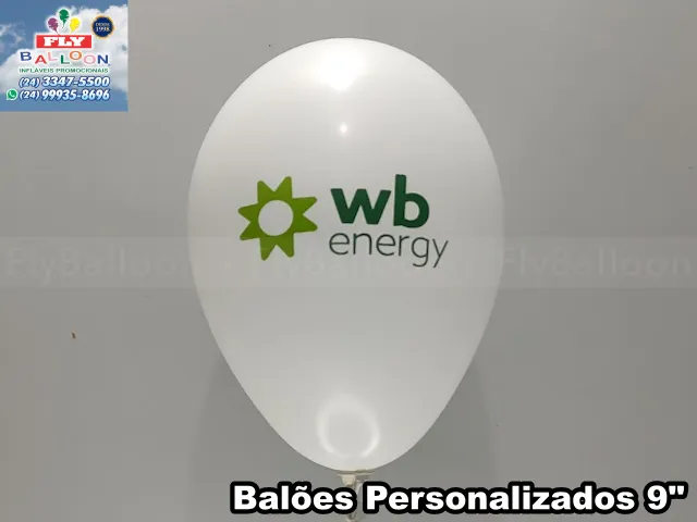Balões customizados para WB Energy